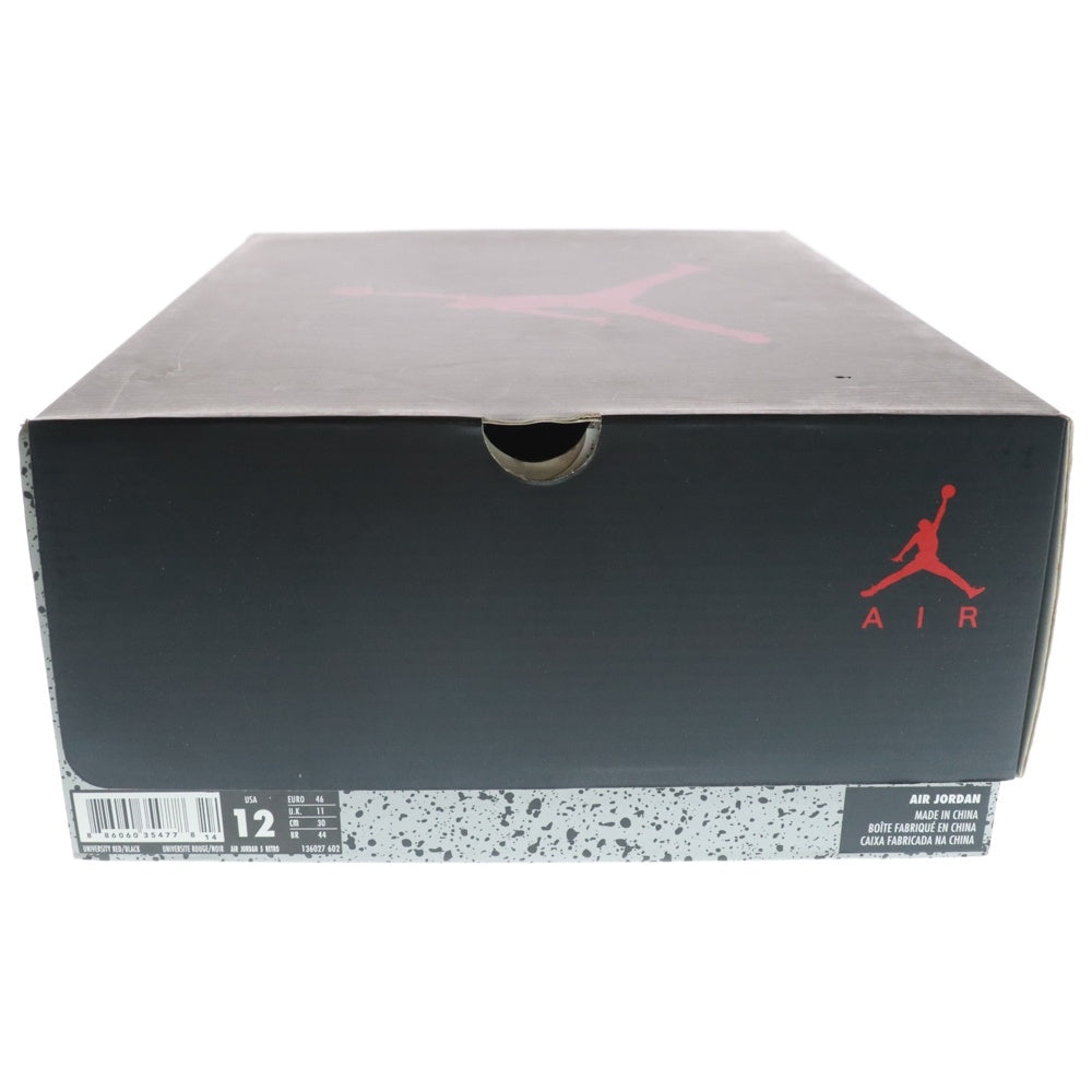 NIKE(ナイキ) AIR JORDAN 5 RETRO RED SUEDE エアジョーダン 5 レトロ レッドスウェード ハイカットスニーカー レッド US12/30.0cm 136027-602