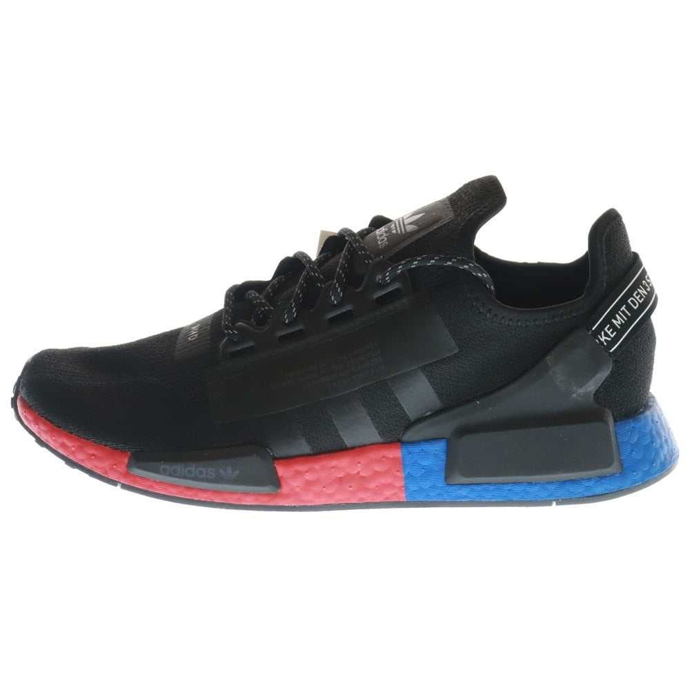 adidas(アディダス) NMD_R1.V2 エヌ エム ディー ローカットスニーカー ブラック/レッド US11.5/29.5cm FV9023