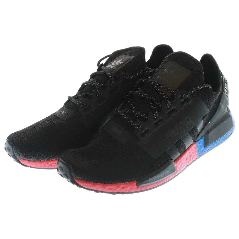 adidas(アディダス) NMD_R1.V2 エヌ エム ディー ローカットスニーカー ブラック/レッド US11.5/29.5cm FV9023