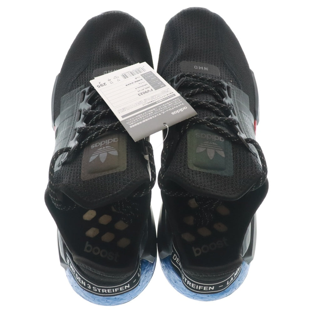 adidas(アディダス) NMD_R1.V2 エヌ エム ディー ローカットスニーカー ブラック/レッド US11.5/29.5cm FV9023