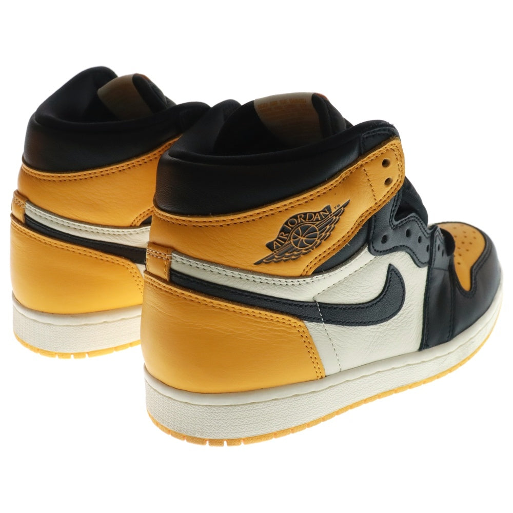 NIKE(ナイキ) AIR JORDAN 1 RETRO HIGH OG Taxi 555088-711 エアジョーダン 1 レトロ タクシー ハイカットスニーカー シューズ イエロー/ブラック US8/26cm
