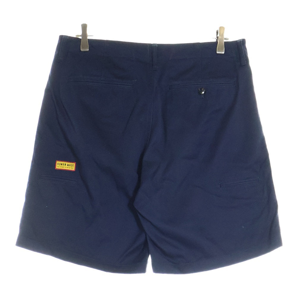 HUMAN MADE(ヒューマンメイド) CHINO SHORTS チノスポーツ ジップフライ ネイビー HM29PT019