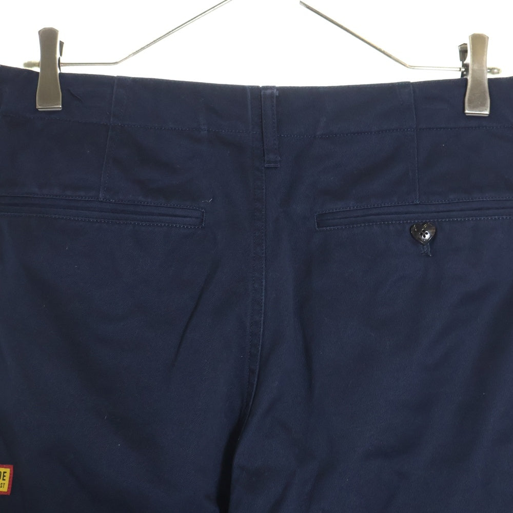 HUMAN MADE(ヒューマンメイド) CHINO SHORTS チノスポーツ ジップフライ ネイビー HM29PT019