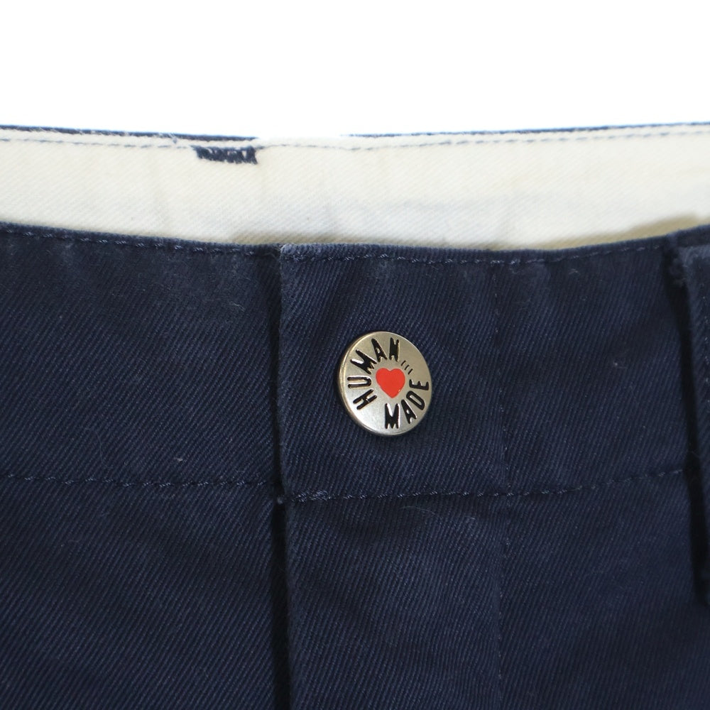 HUMAN MADE(ヒューマンメイド) CHINO SHORTS チノスポーツ ジップフライ ネイビー HM29PT019