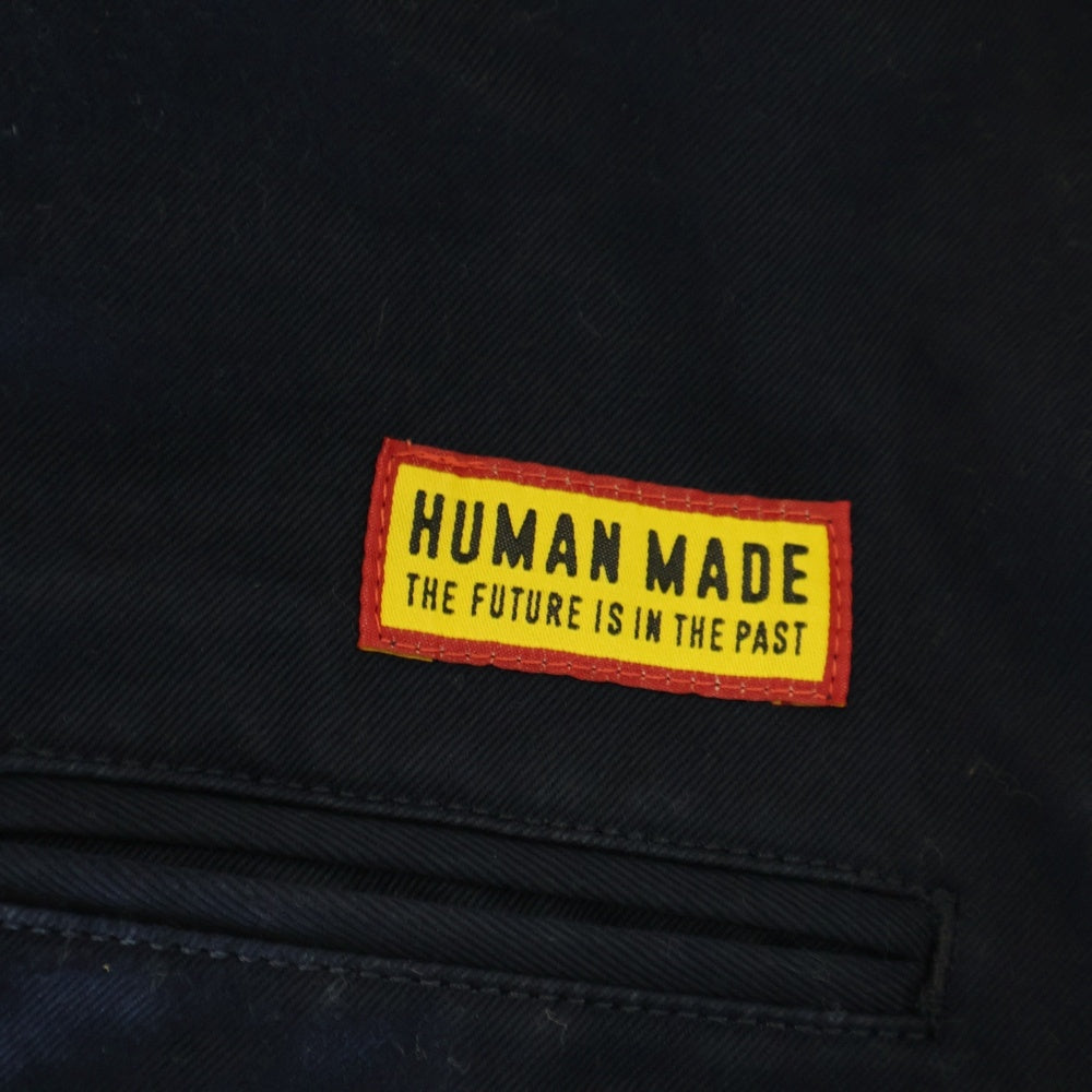 HUMAN MADE(ヒューマンメイド) CHINO SHORTS チノスポーツ ジップフライ ネイビー HM29PT019