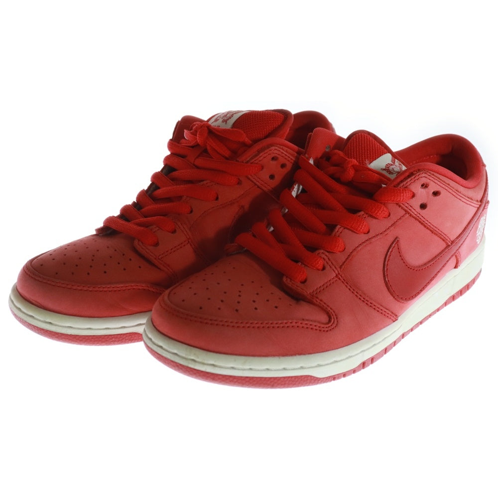 NIKE SB(ナイキエスビー) ×Girls Don't Cry SB DUNK LOW PRO QS BQ6832-600 ガールズ ドント クライ ダンク ローカットスニーカー レッド US8/26.0cm