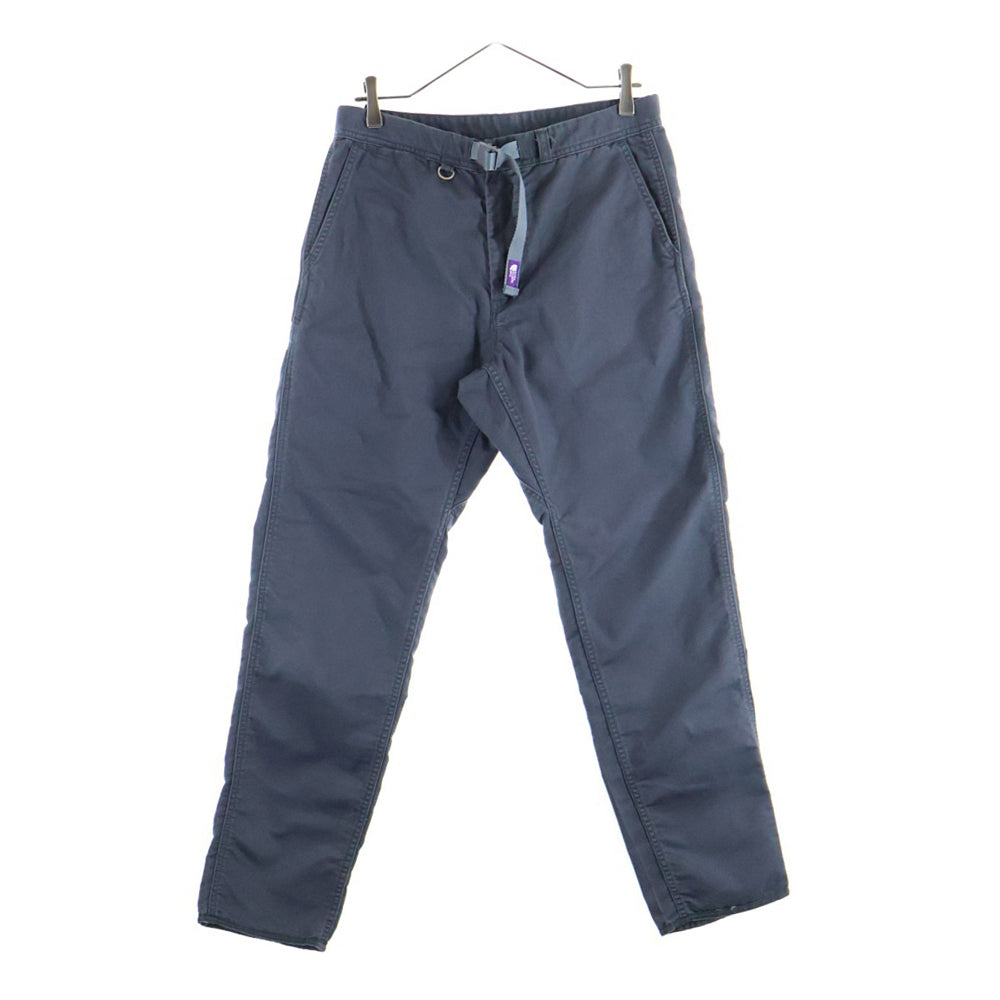THE NORTH FACE(ザノースフェイス) ベルト付き ジップフライ テーパード チノパンツ グレー NT5552N