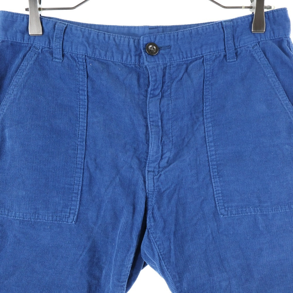 JOURNAL STANDARD relume(ジャーナルスタンダード レリューム) コットン コーデュロイ ハーフパンツ ブルー 14-030-464-7050-1-0