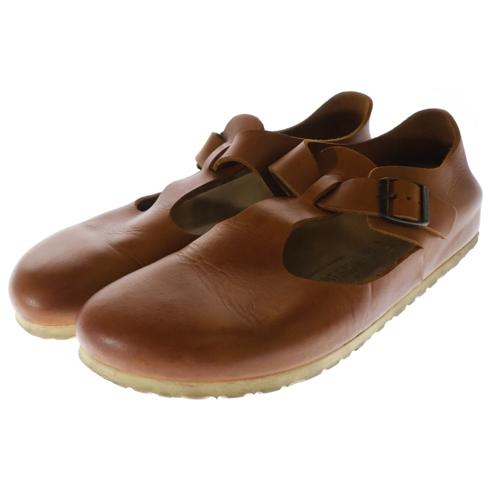 BIRKENSTOCK(ビルケンシュトック) ティッケル レザーサンダル ブラウン