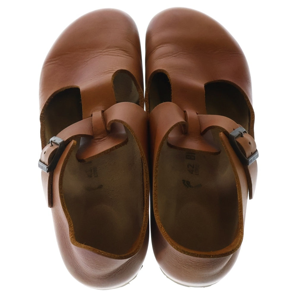 BIRKENSTOCK(ビルケンシュトック) ティッケル レザーサンダル ブラウン