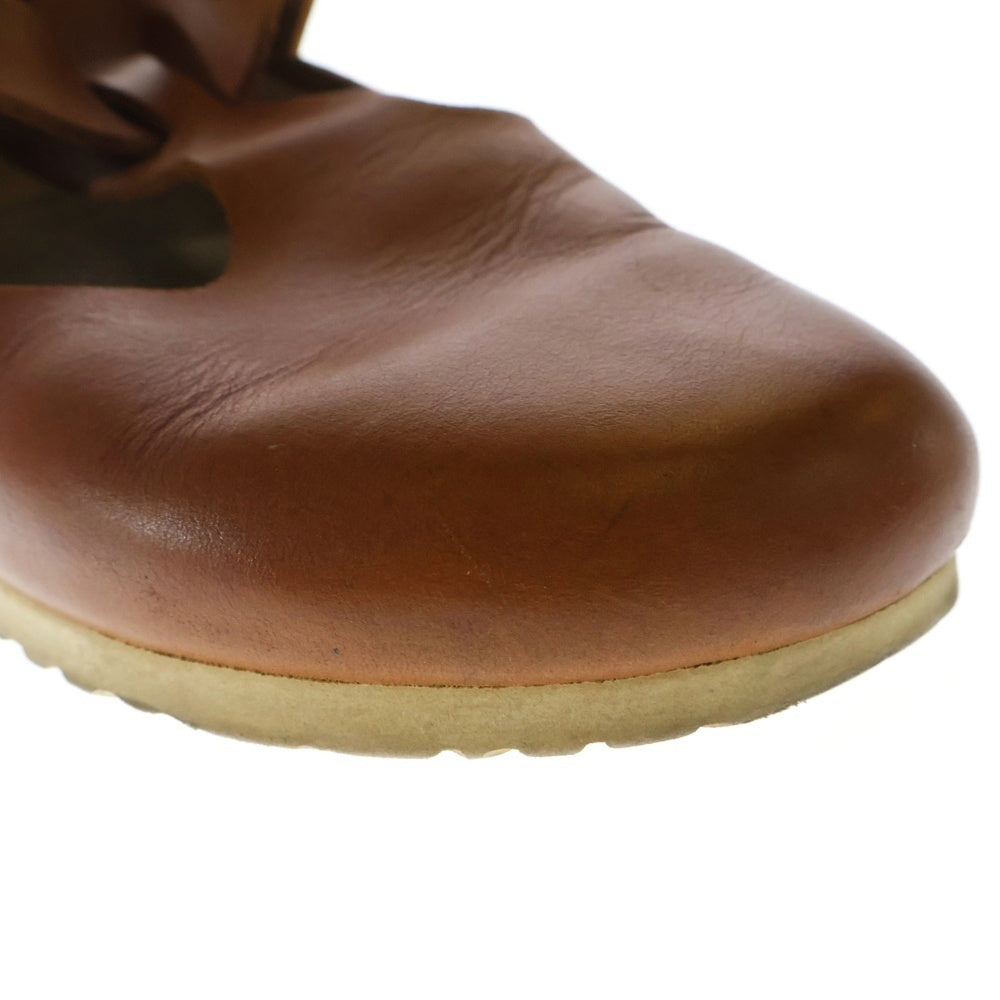 BIRKENSTOCK(ビルケンシュトック) ティッケル レザーサンダル ブラウン