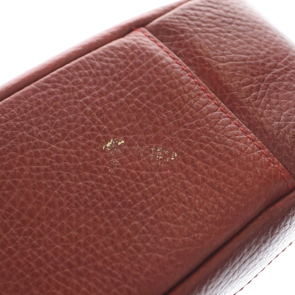 MARIE CLAIRE(マリ・クレール) レザー ショルダーバッグ レッド レディース