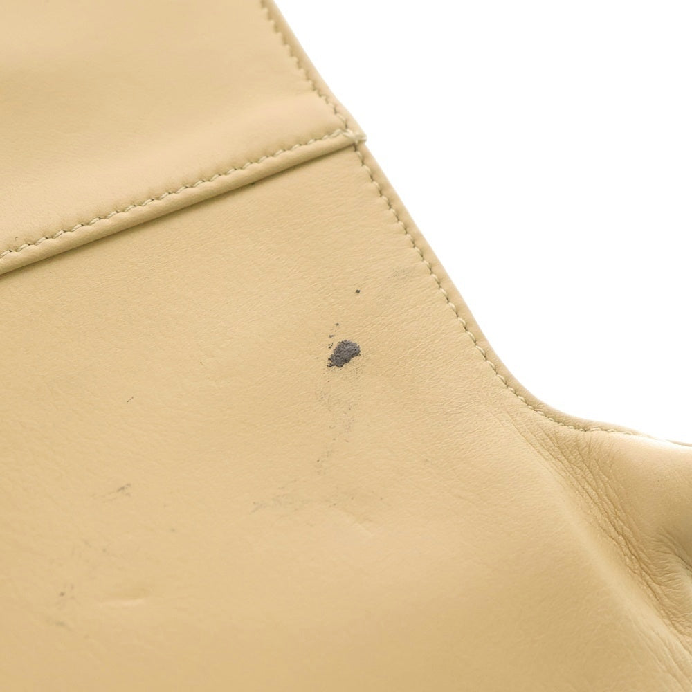 COMME CA DU MODE MEN(コムサデモードメン) レザーハンドバッグ ベージュ レディース