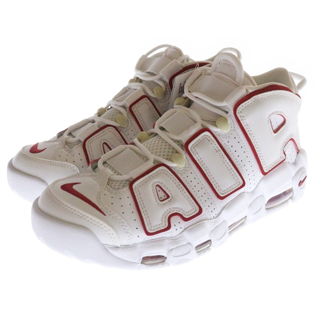 NIKE(ナイキ) AIR MORE UPTEMPO 96 エアモアアップテンポ ハイカットスニーカー ホワイト/レッド US7.5/25.5cm 921948-102
