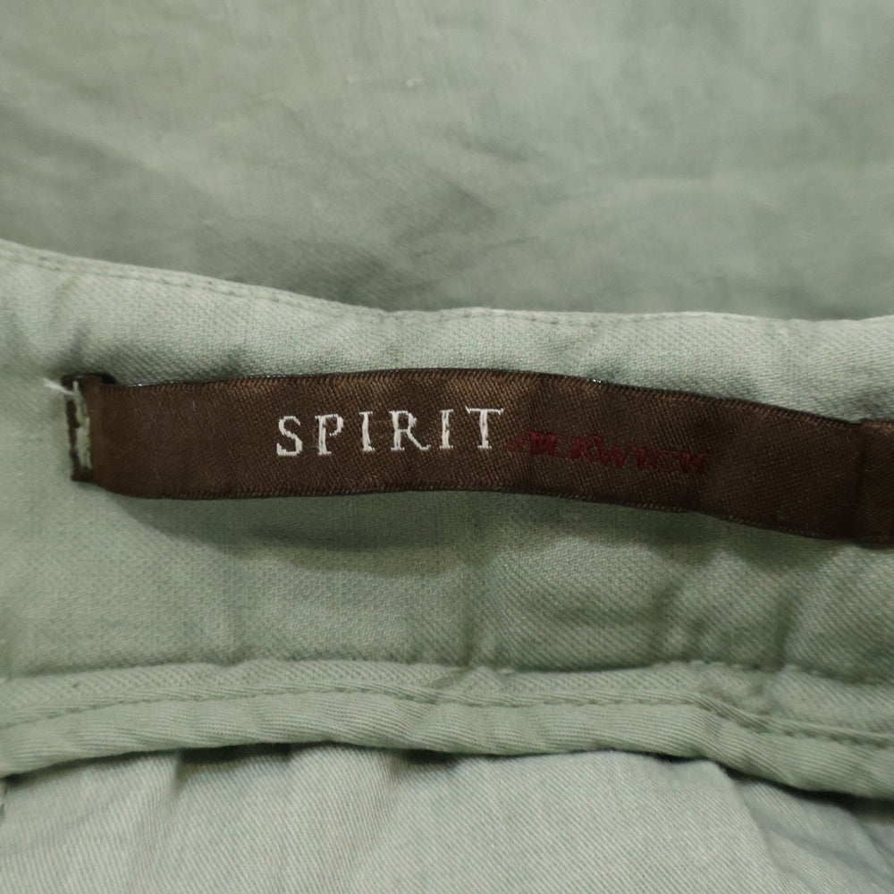 BERWICH(ベルウィッチ) SCOTCH ジップフライ ストレートパンツ カーキ