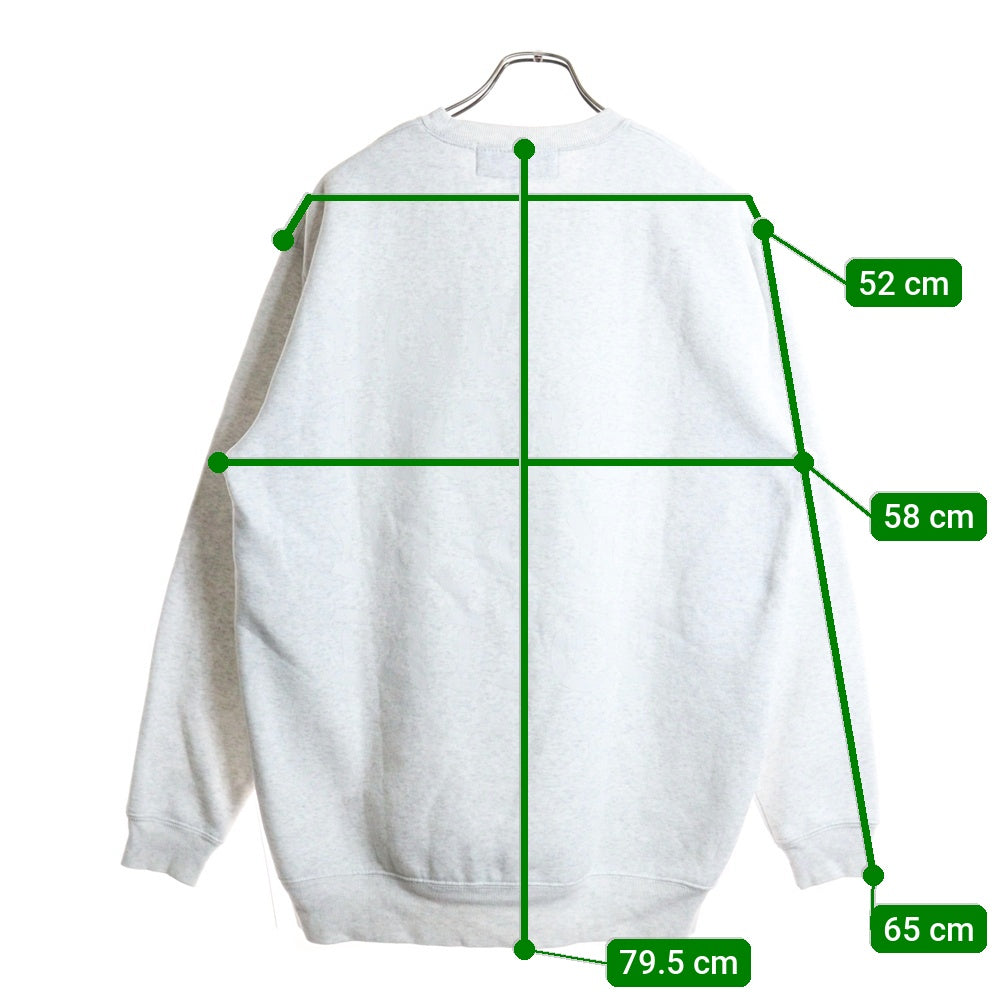 NO BRAND(ノーブランド) MFC STORE 彫師美漸 TIGER CREWNECK タイガー クルーネック スウェット グレー