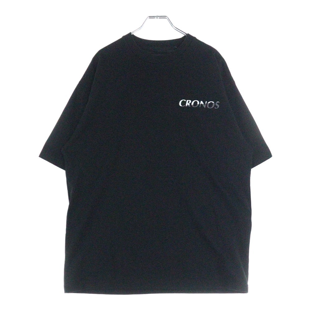 NO BRAND(ノーブランド) CRONOS クロノス Tシャツ 半袖カットソー ブラック C04-TS-2515ST