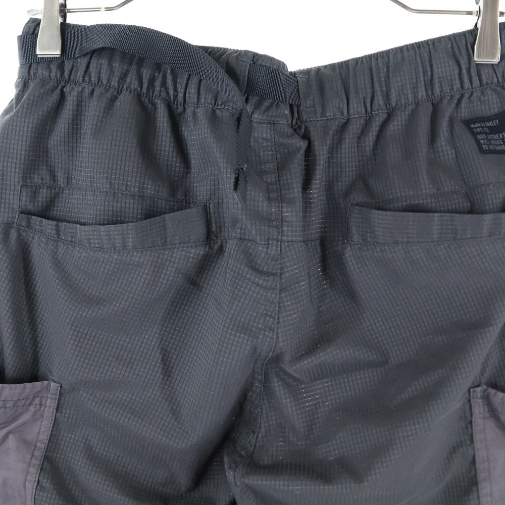 OAKLEY(オークリー) 00S メッシュ スウィムショーツ ハーフパンツ ブラック/パープル