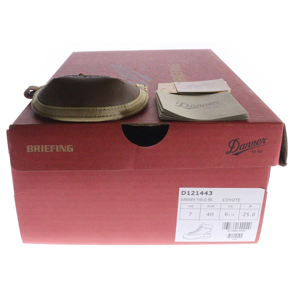 DANNER(ダナー) ×BRIEFING FIELD BR ダナー フィールド ハイカットブーツ ブラウン/カーキ US7/25.0cm D121443