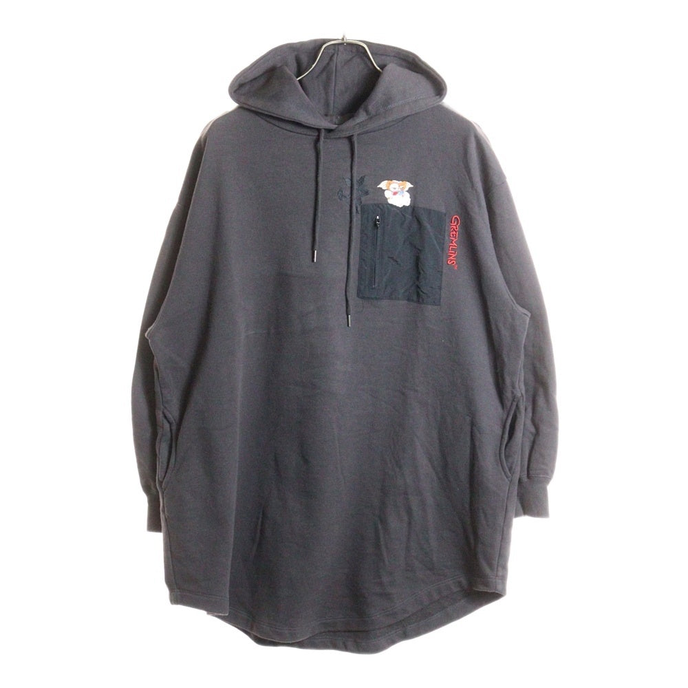 NO BRAND(ノーブランド) graniph グレムリン フーデッド プルオーバーパーカー ブラウン