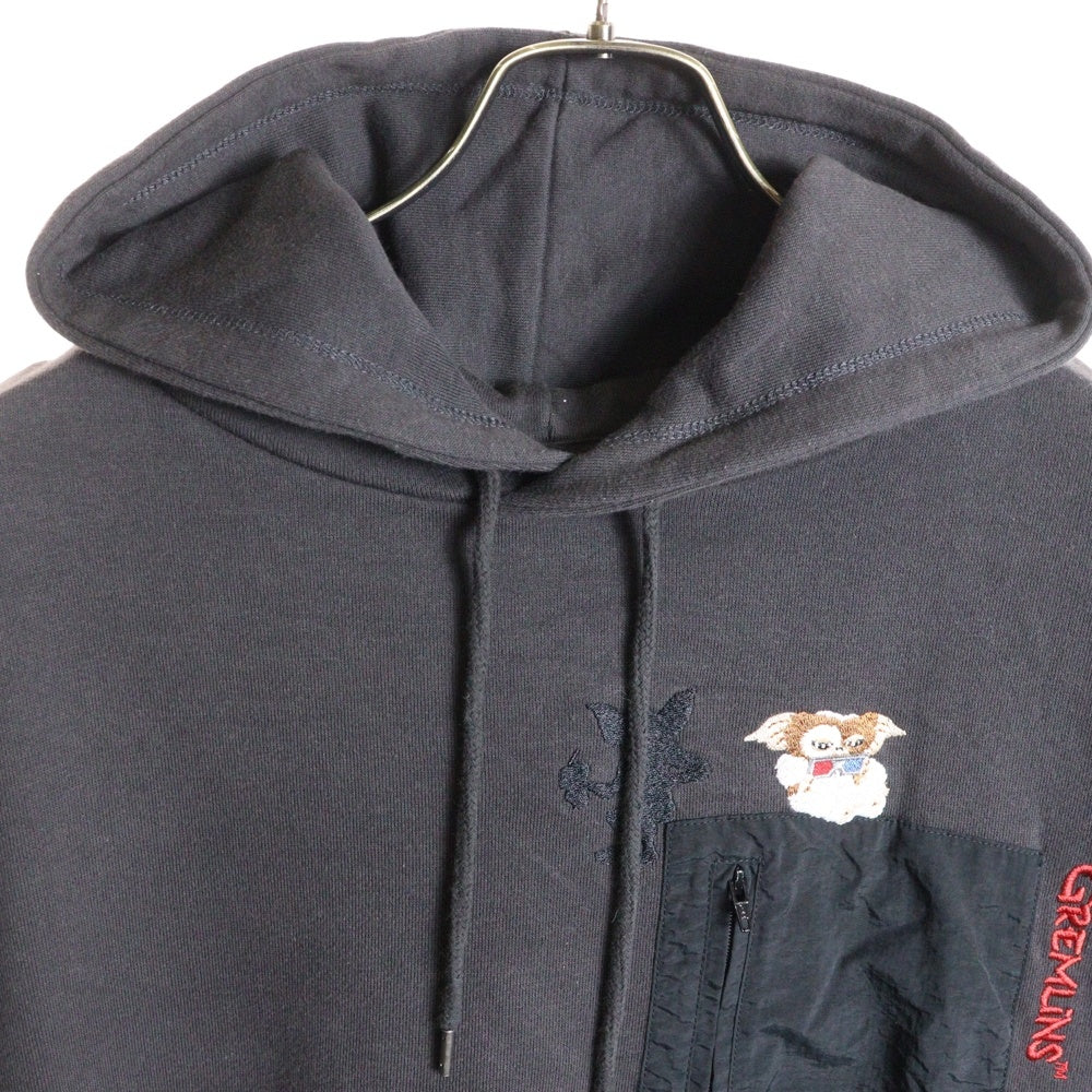 NO BRAND(ノーブランド) graniph グレムリン フーデッド プルオーバーパーカー ブラウン