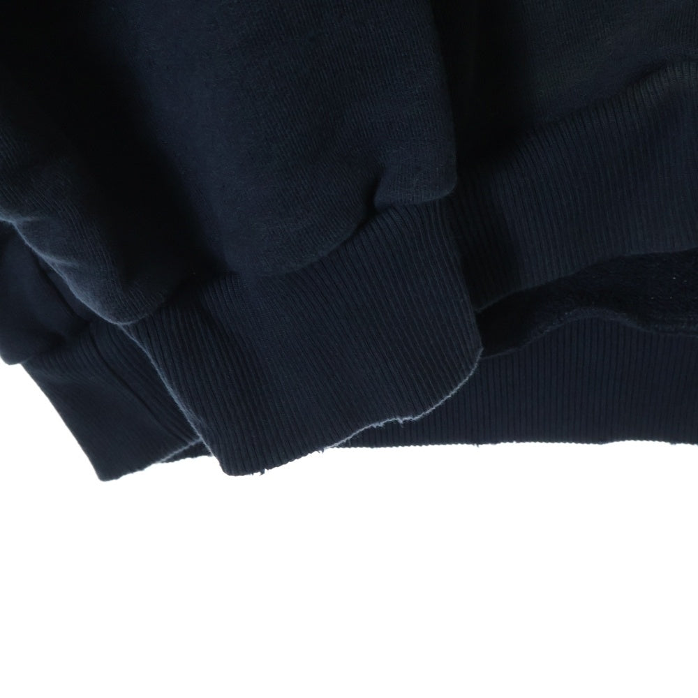 Acne Studios(アクネ ストゥディオズ) Acne Studios アクネ ストゥディオズ 24SS Logo Hoodie Sweater ダメージ加工 ロゴフーディ スウェットパーカー ブラック FN-UX-SWEA000020