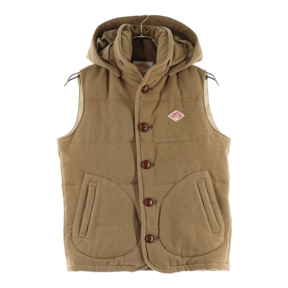 DANTON(ダントン) ×BEAMS ビームス 別注 ダウン ウールベスト ベージュ 14A-FA-001
