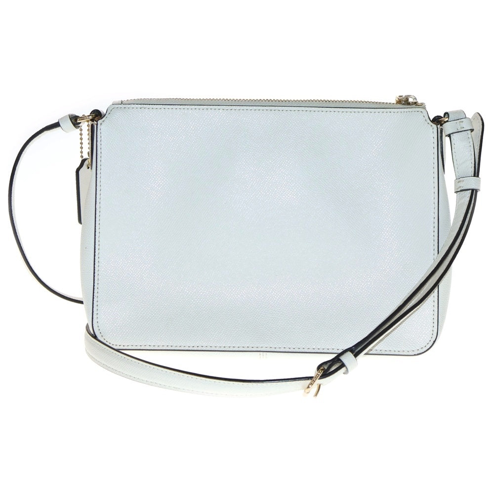 COACH(コーチ) IMCHK クロスグレイン ショルダーバッグ レザー ホワイト 91148