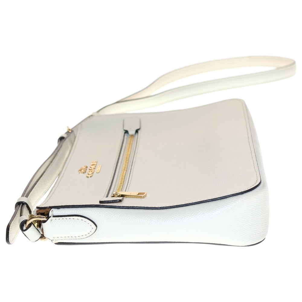COACH(コーチ) IMCHK クロスグレイン ショルダーバッグ レザー ホワイト 91148