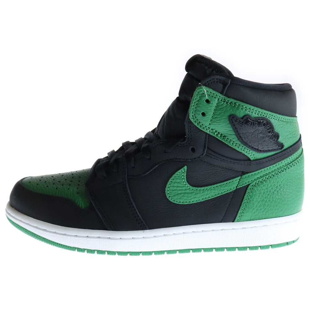 NIKE(ナイキ) AIR JORDAN 1 RETRO HIGH OG PINE GREEN エアジョーダン1 レトロ パイングリーン ハイカットスニーカー ブラック/グリーン US10/28.0cm 555088-030