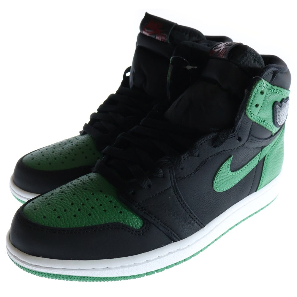 NIKE(ナイキ) AIR JORDAN 1 RETRO HIGH OG PINE GREEN エアジョーダン1 レトロ パイングリーン ハイカットスニーカー ブラック/グリーン US10/28.0cm 555088-030