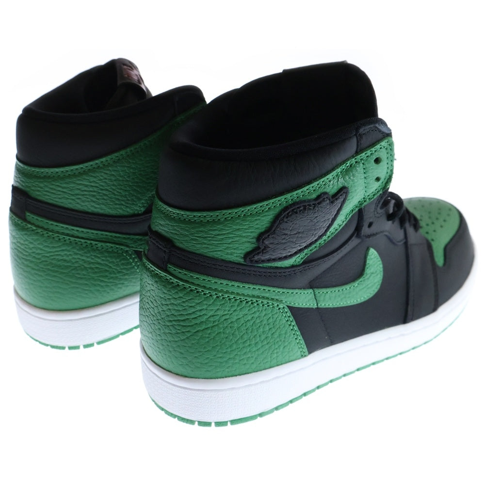 NIKE(ナイキ) AIR JORDAN 1 RETRO HIGH OG PINE GREEN エアジョーダン1 レトロ パイングリーン ハイカットスニーカー ブラック/グリーン US10/28.0cm 555088-030