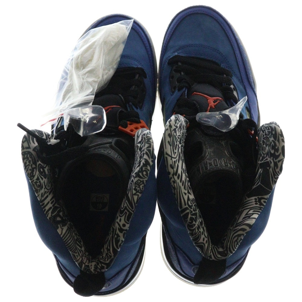 NIKE(ナイキ) 【観賞用 2011年製】 AIR JORDAN SPIZIKE Knicks Blue エアジョーダン スパイジーク ハイカットスニーカー ブルー/ブラック US10/28.0cm 315371-405