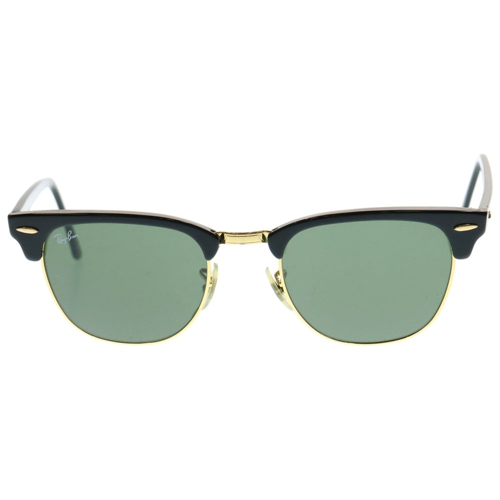 Ray Ban(レイバン) CLUBMASTER CLASSIC クラブマスター クラシック スクエア サングラス アイウェア ブラック/ゴールド RB3016