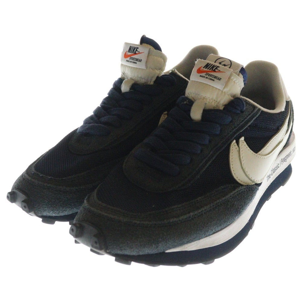 NIKE(ナイキ) ×Sacai ×FRAGMENT DESIGN LD WAFFLE サカイ フラグメントデザイン ローカットスニーカー ネイビー US8.5/26.5cm DH2684-400