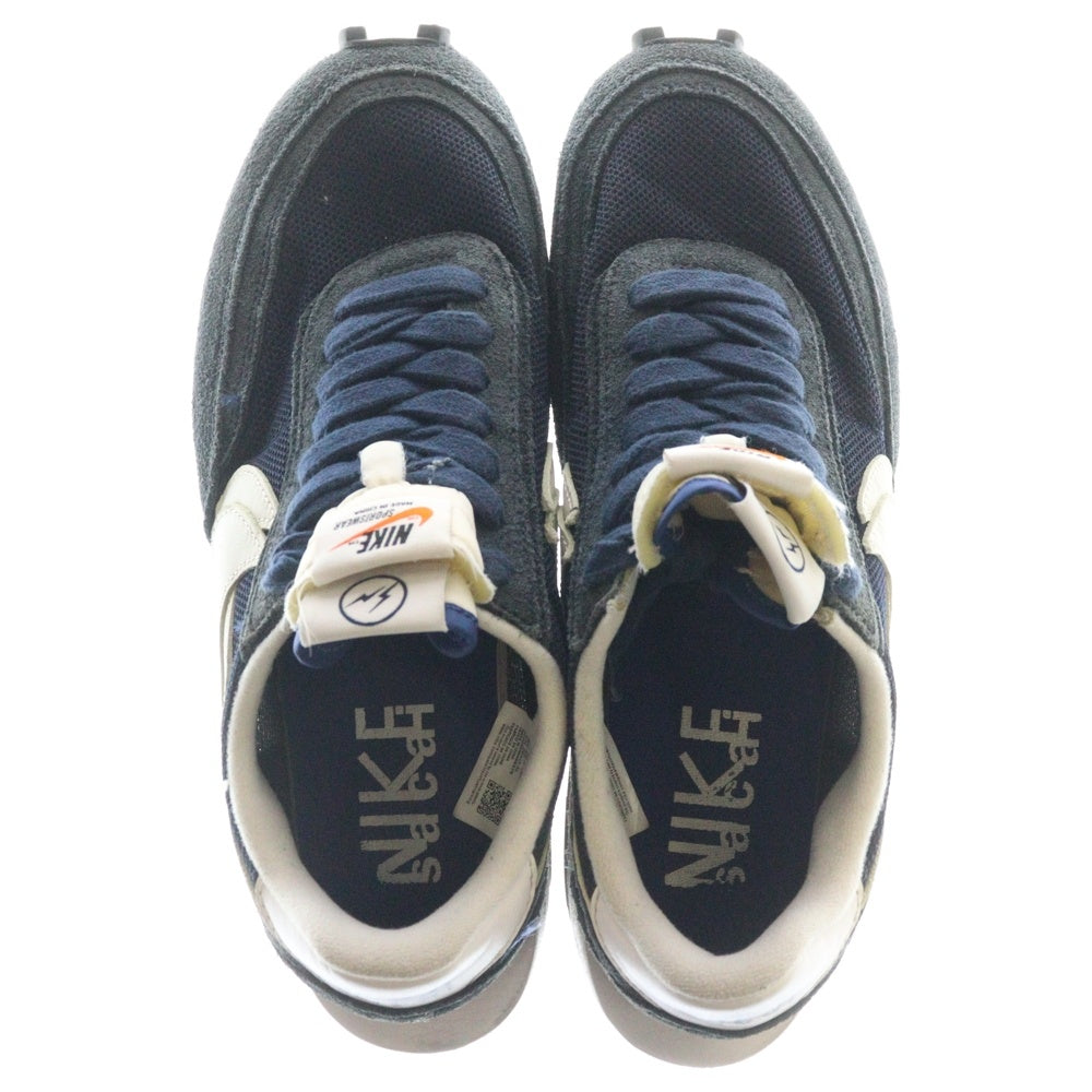 NIKE(ナイキ) ×Sacai ×FRAGMENT DESIGN LD WAFFLE サカイ フラグメントデザイン ローカットスニーカー ネイビー US8.5/26.5cm DH2684-400