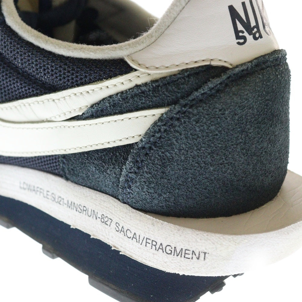 NIKE(ナイキ) ×Sacai ×FRAGMENT DESIGN LD WAFFLE サカイ フラグメントデザイン ローカットスニーカー ネイビー US8.5/26.5cm DH2684-400