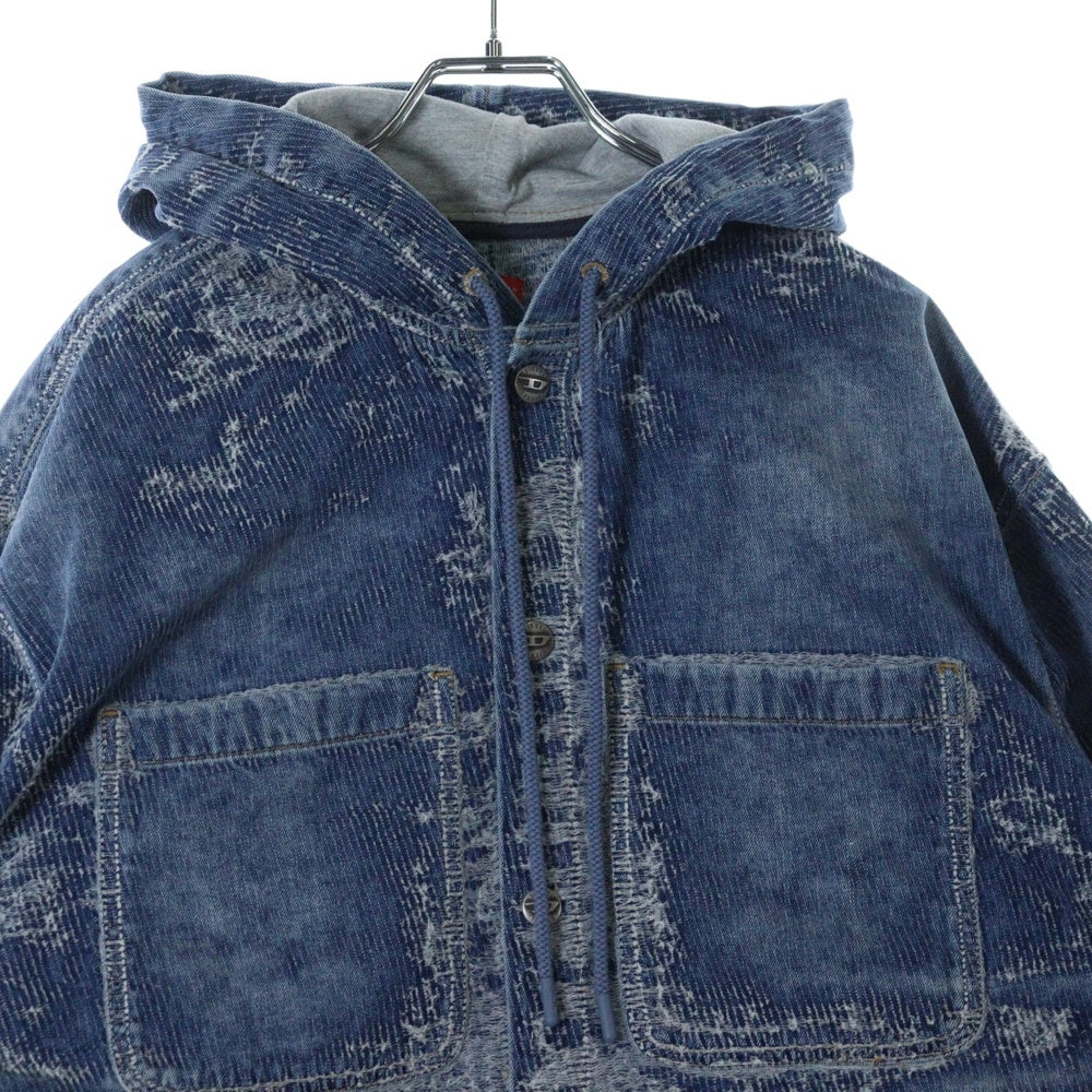 DIESEL(ディーゼル) 25SS D-DEWNYS-HOOD-S フーデッド デニムジャケット インディゴ A16360