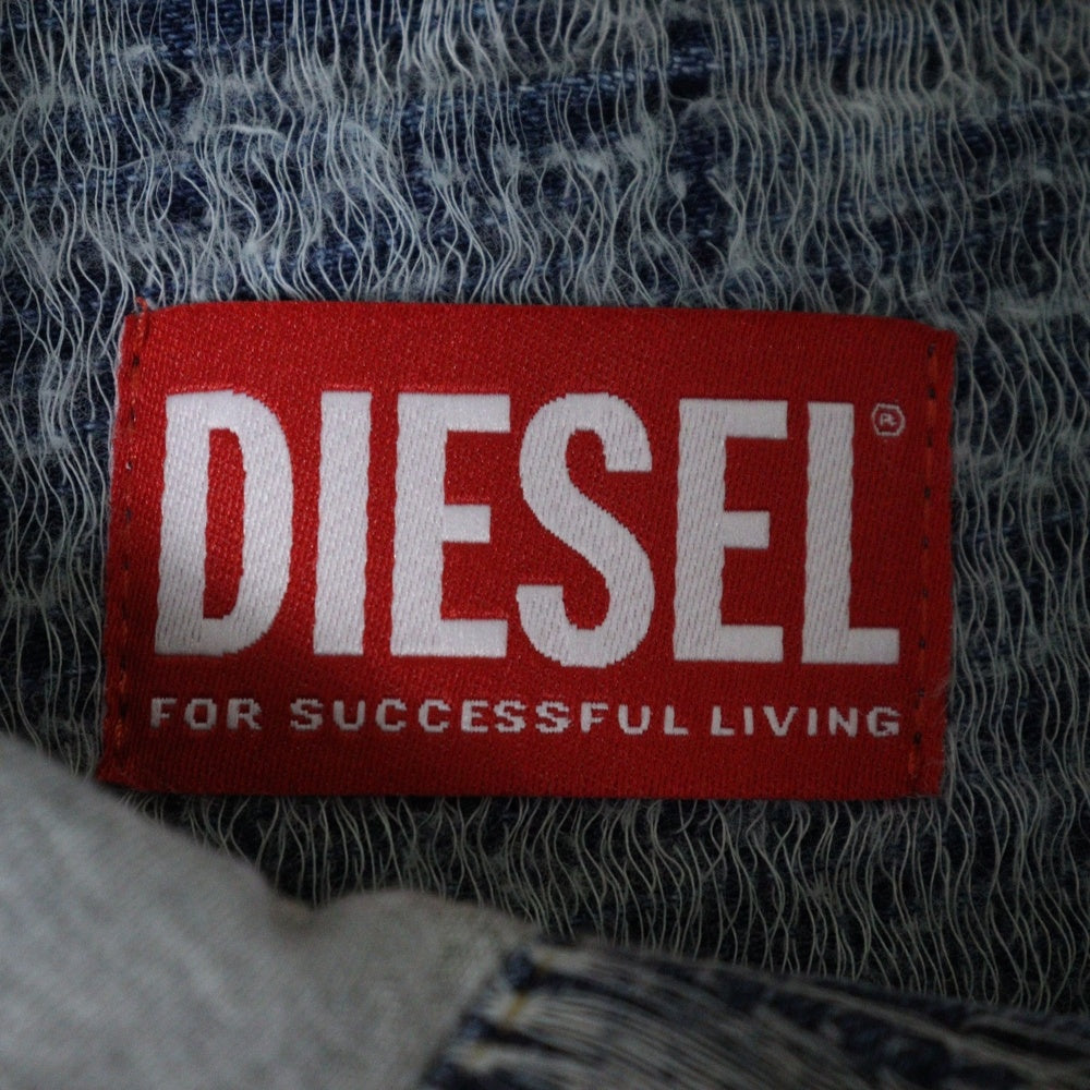 DIESEL(ディーゼル) 25SS D-DEWNYS-HOOD-S フーデッド デニムジャケット インディゴ A16360
