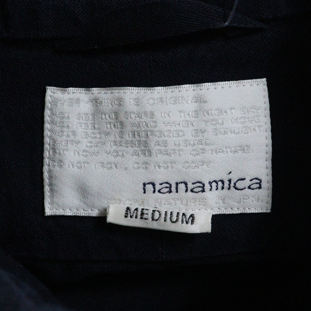 nanamica(ナナミカ) 14AW Button Down Wind Shirt ボタンダウン 長袖シャツ ネイビー SUGF479