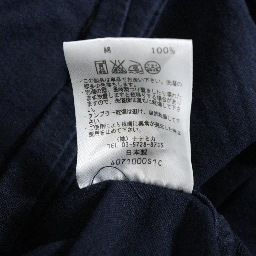 nanamica(ナナミカ) 14AW Button Down Wind Shirt ボタンダウン 長袖シャツ ネイビー SUGF479