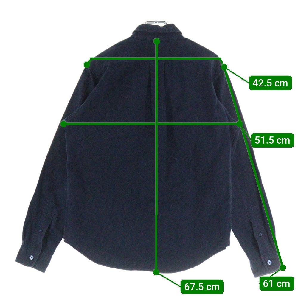 nanamica(ナナミカ) 14AW Button Down Wind Shirt ボタンダウン 長袖シャツ ネイビー SUGF479