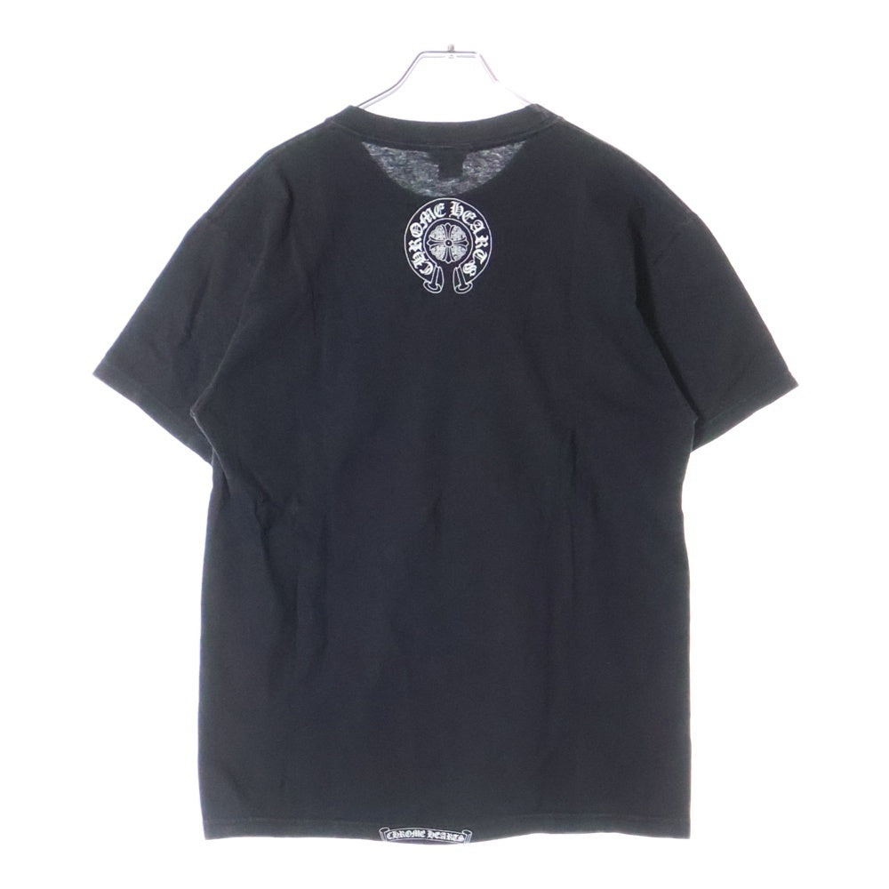 CHROME HEARTS(クロムハーツ) OLD DAGGER S/S Tee オールドモデル ダガーポケット ロゴ バックプリント 半袖Tシャツ ブラック