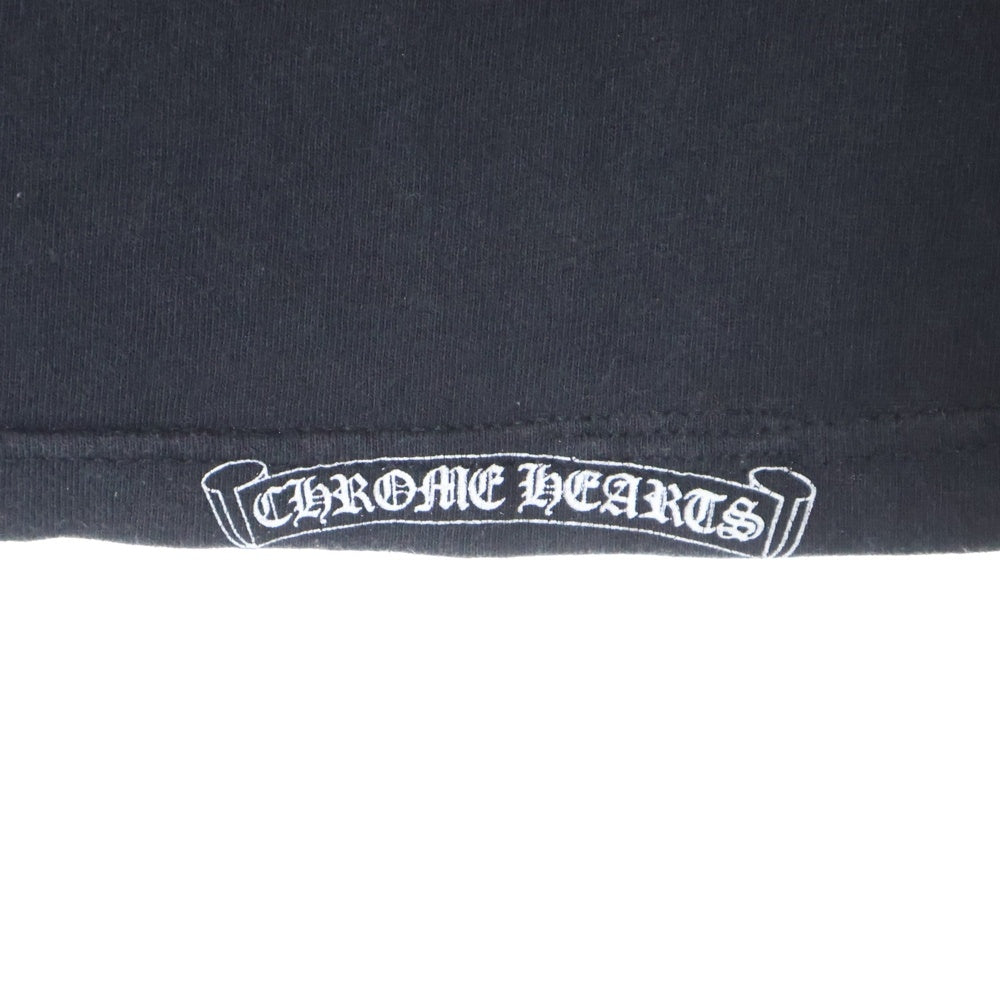 CHROME HEARTS(クロムハーツ) OLD DAGGER S/S Tee オールドモデル ダガーポケット ロゴ バックプリント 半袖Tシャツ ブラック