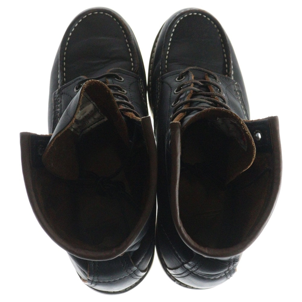 RED WING(レッド ウイング) 6-inch Classic Moc 6インチ クラシックモック レースアップ ハイカットブーツ ブラック US9/27.0cm 8849