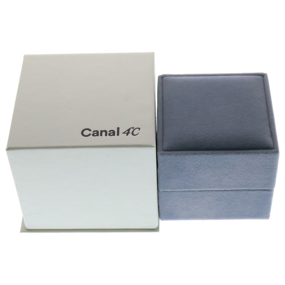 canal4℃(カナルヨンドシー) ホースシュー ネックレス ペンダント K10 ジルコニア ピンクゴールド