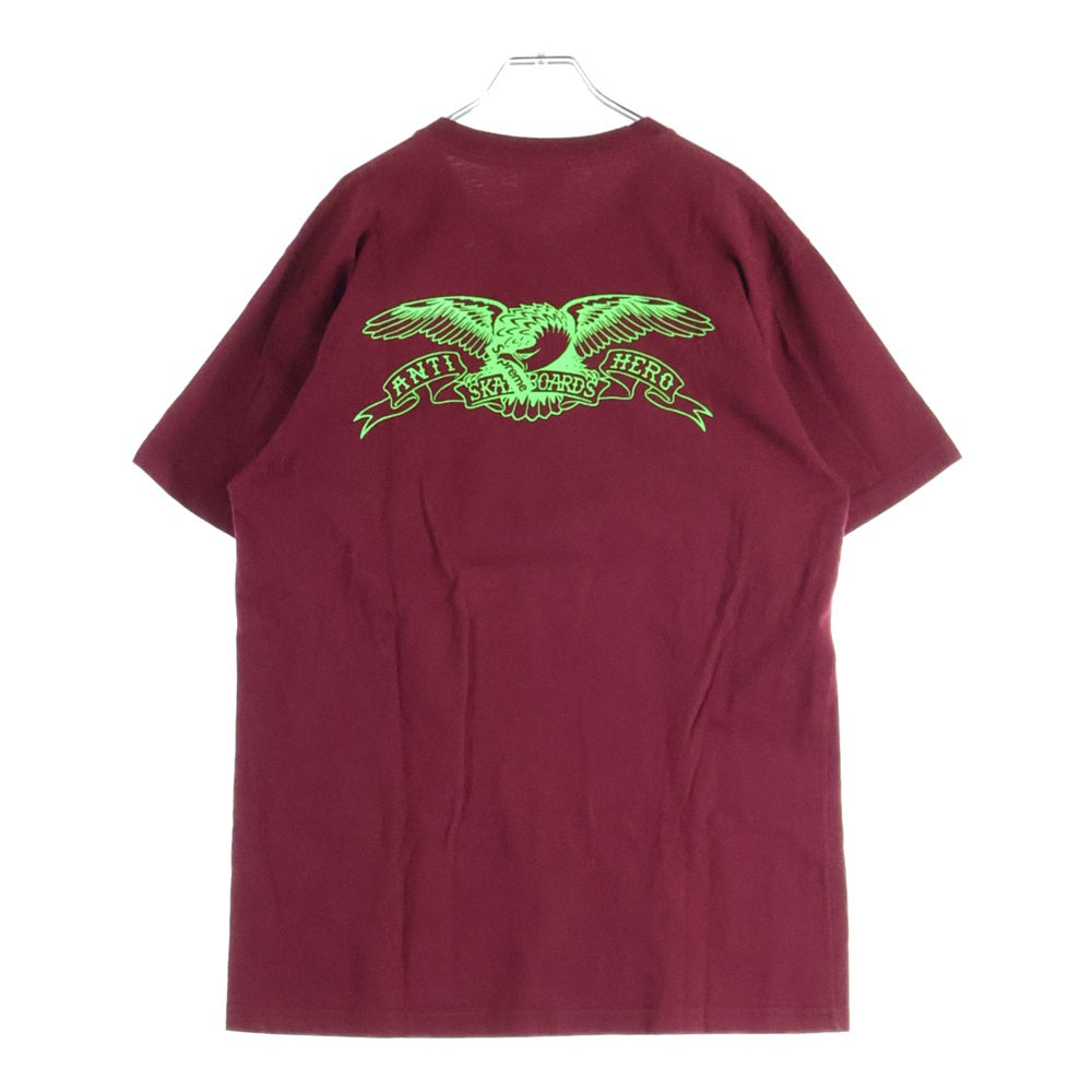 SUPREME(シュプリーム) 16SS Antihero Eagle Pocket Tee アンタイヒーロー 1ポケット 半袖Tシャツ カットソー レッド