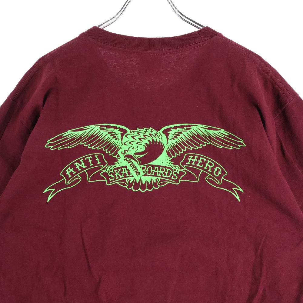 SUPREME(シュプリーム) 16SS Antihero Eagle Pocket Tee アンタイヒーロー 1ポケット 半袖Tシャツ カットソー レッド