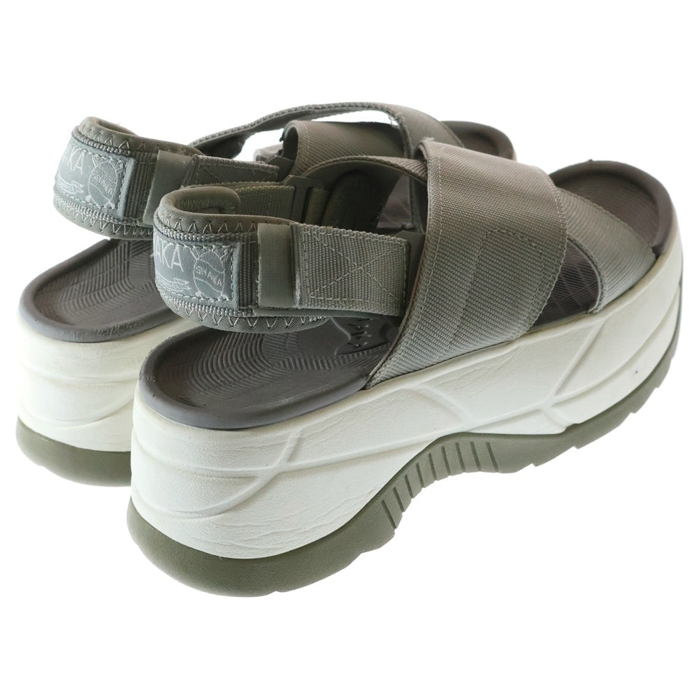 NO BRAND(ノーブランド) SHAKA シャカ ベルトサンダル グレー US6/24.0cm