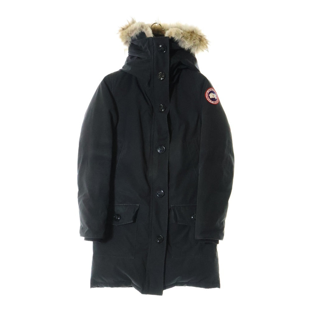 CANADA GOOSE(カナダグース) BRONTE PARKA ブロンテ ファー フード付き ダウン ジャケット コート ブラック 2600JL